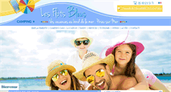 Desktop Screenshot of campinglesflotsbleus.com